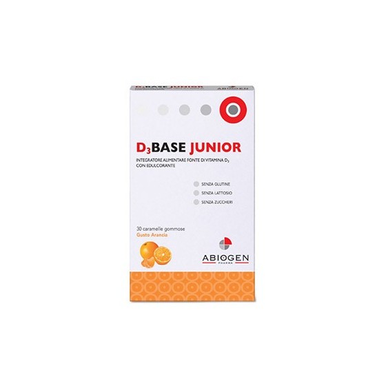 D3 Base Junior 30 Caramelle Gusto Arancia