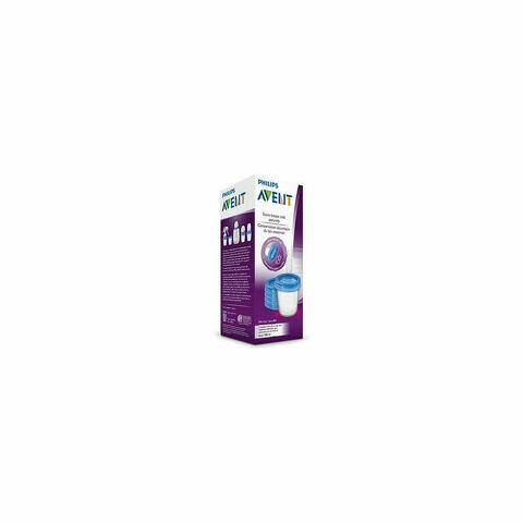 Avent Vasetti Conservalatte Con Coperchio 180ml 5 Pezzi