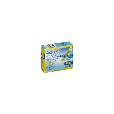 Aqua Sport Filtro Auricolare Scudo Adult 2 Pezzi