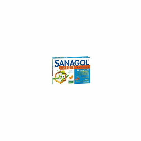 Sanagol Tussis Arancia 24 Caramelle