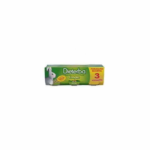 Dieterba Omogeneizzato Coniglio 3x80g