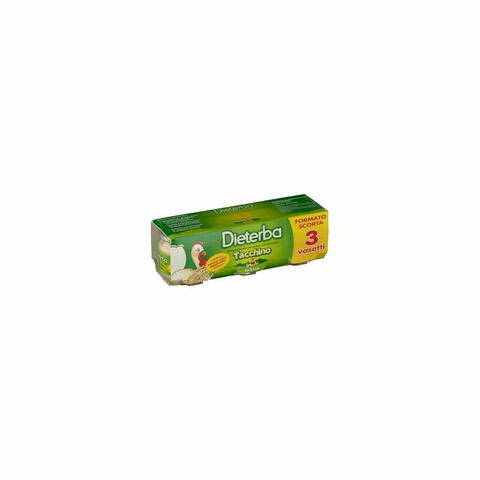 Dieterba Omogeneizzato Tacchino 3x80g