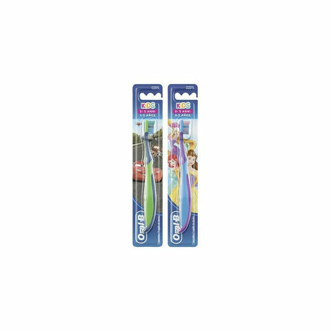 Oral-B Kids Spazzolino Manuale Cars & Principesse 3-5 Anni