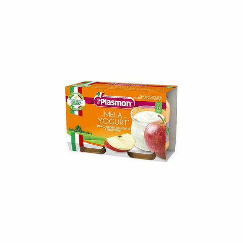 Plasmon Merenda Mela E Yogurt 2x120g