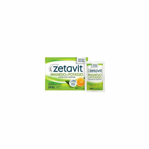 Zetavit Magnesio Potassio Senza Zucchero 24 Bustine