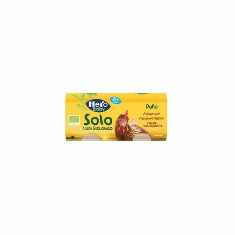 Hero Solo Omogeneizzato Pollo Biologico 2x80g