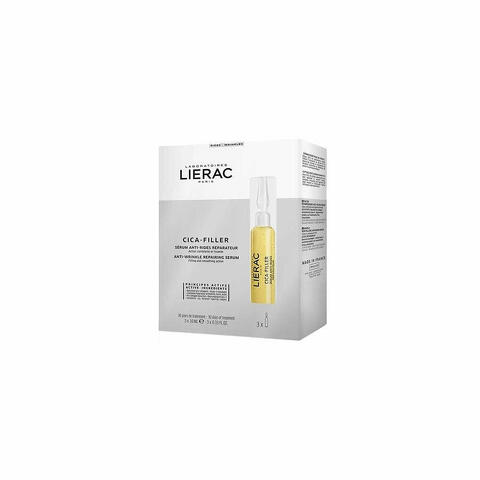 Lierac Cica-Filler Siero Anti-Rughe Riparatore Fiale 3x10ml