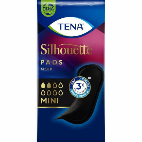 Tena Silhouette Noir Mini Assorbenti 18 Pezzi