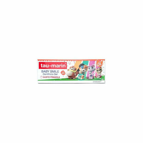 Tau-Marin Baby Smile 44 Gatti Dentifricio Gusto Fragola 50ml