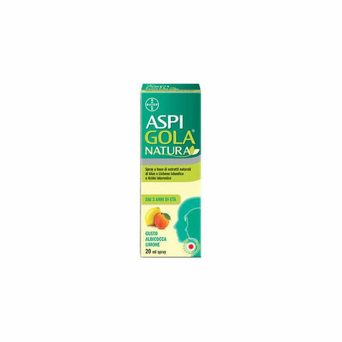 Aspi Gola Natura Spray Albicocca Limone 20ml