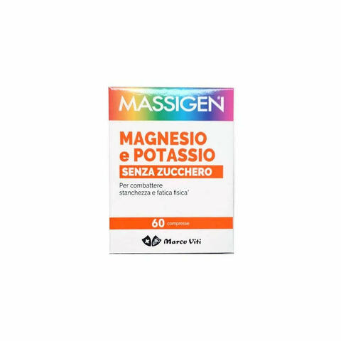 Massigen Magnesio E Potassio Senza Zucchero 60 Compresse