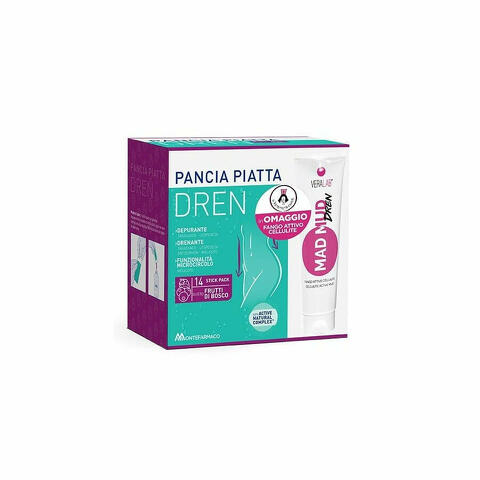 Pancia Piatta Dren Frutti Di Bosco 14 Stick Pack + Omaggio