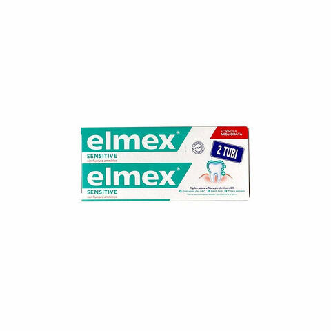 Elmex Sensitive Dentifricio Bitubo 2x75ml