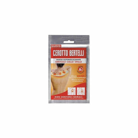 Cerotto Bertelli Fascia Autoriscaldante Cervicale Collo Spalle 1 Pezzo