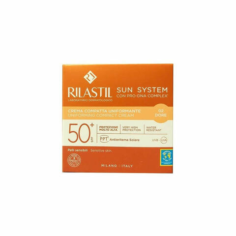 Rilastil Sun System Crema Compatta Uniformante SPF50+ Dorè 10g