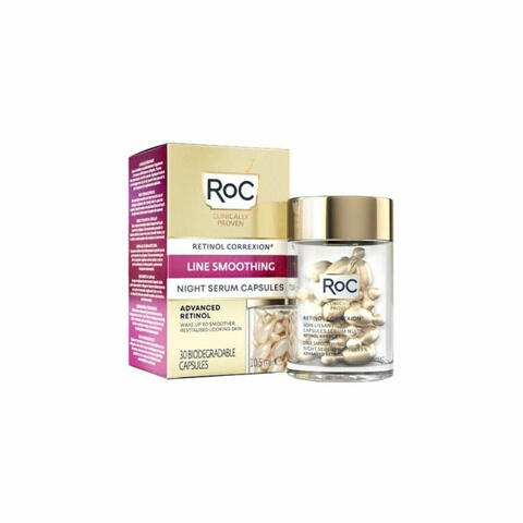 Roc Retinol Correxion Line Smoothing Siero Notte 30 Capsule