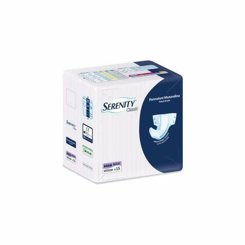 Serenity Classic Pannolone Mutandina Maxi Taglia M 15 Pezzi