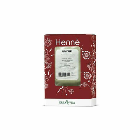 Henne Colorante Capelli Nero 100g