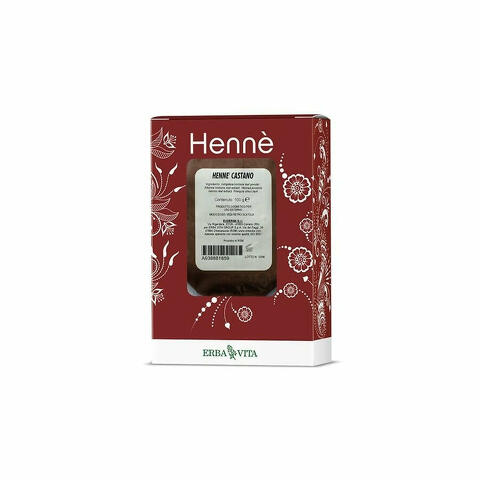 Henne Colorante Capelli Castano 100g