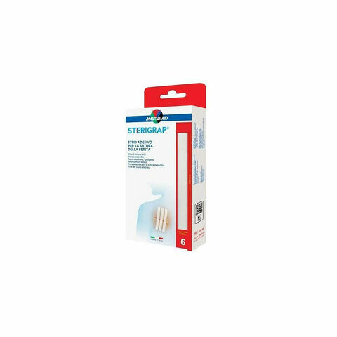 Master-Aid Sterigrap Strip Adesivo 100x12mm 6 Pezzi