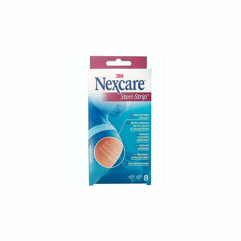 3M Nexcare Steri-Strip Strisce Adesive 8 Pezzi