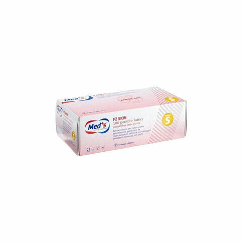 Meds FZ Skin Guanti In Lattice Senza Polvere Taglia S 100 Pezzi