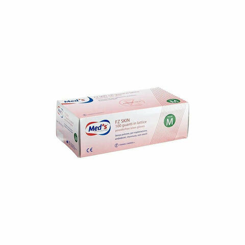 Meds FZ Skin Guanti In Lattice Senza Polvere Taglia M 100 Pezzi