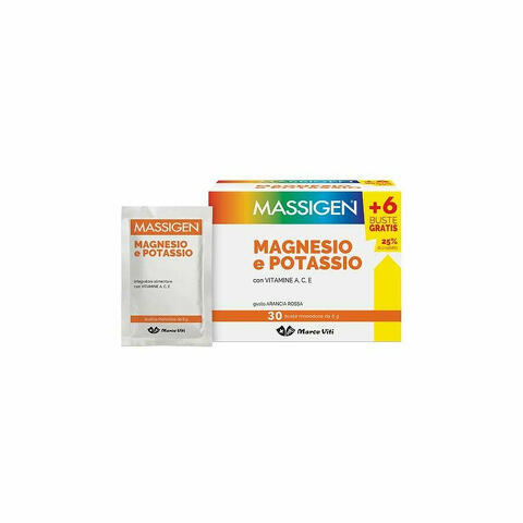 Massigen Magnesio E Potassio 24+6 Bustine