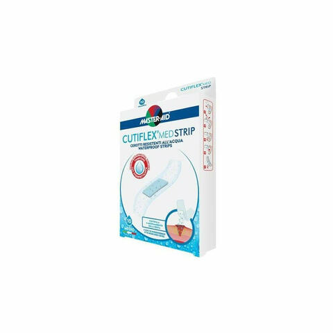 Master-Aid Cutiflexmed Strip Cerotti Waterproof Formato Medio 10 Pezzi