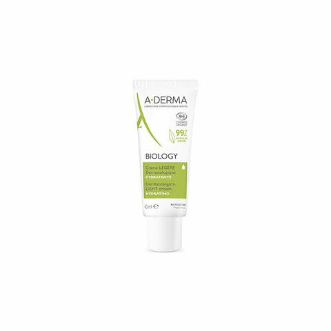 A-Derma Biology Crema Idratante Leggera Biologica 40ml