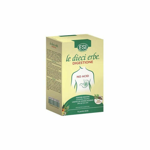 Esi Le Dieci Erbe Digestione No Acid 16 Pocket Drink