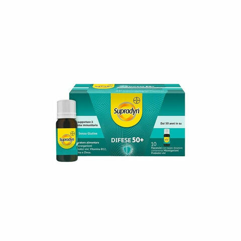 Supradyn Difese 50+ 10 Flaconcini 10ml