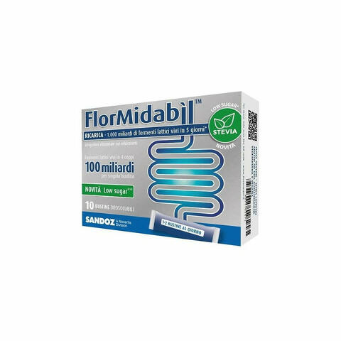 FlorMidabil Ricarica Con Stevia 10 Bustine