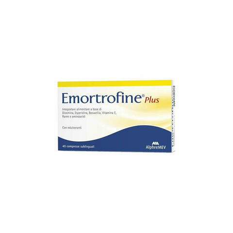 Emortrofine Plus 40 Compresse Sublinguali