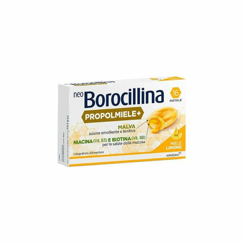 Neoborocillina Propolmiele+ Miele/Limone 16 Pastiglie