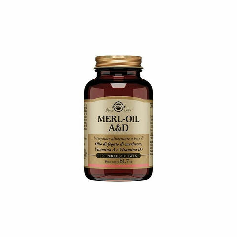 Merl-Oil A&D 100 Perle Softgels