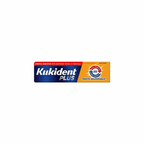 Kukident Plus Doppia Azione Crema Adesiva 40g