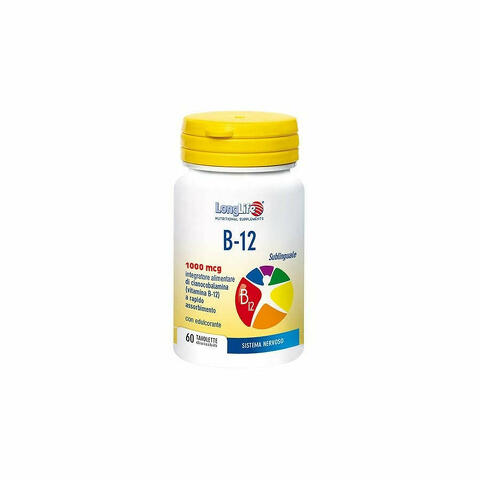 Longlife B-12 1000mcg 60 Tavolette