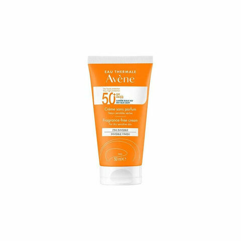 Avene Crema Solare Viso Senza Profumo SPF50+ 50ml