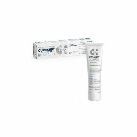 Curasept Biosmalto Pro Mousse Azione Urto Menta Delicata 50ml