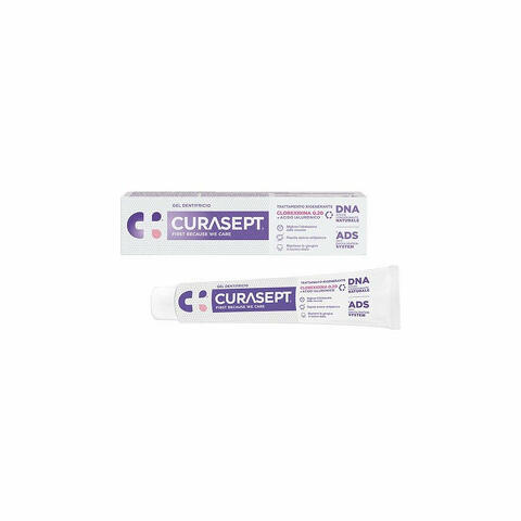 Curasept Gel Dentifricio Trattamento Rigenerante Clorexidina 0.20% DNA+ADS 75ml