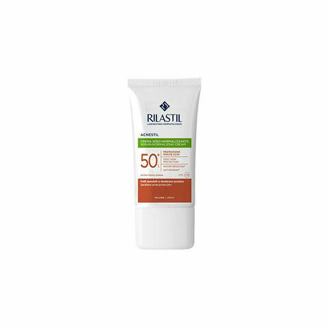 Rilastil Sun System Acnestil Crema Sebo-Normalizzante SPF50+ 40ml