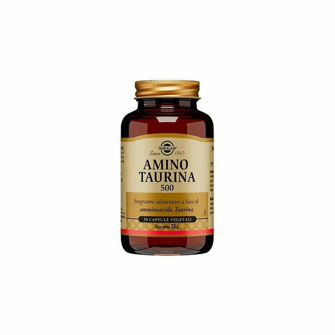 Amino Taurina 500 50 Capsule Vegetali