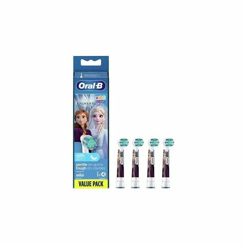 Oral-B Kids Testine Di Ricambio Disney Frozen II 4 Pezzi