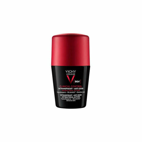 Vichy Homme Clinical Control Deodorante Anti-Traspirante Roll-On 96H 50ml