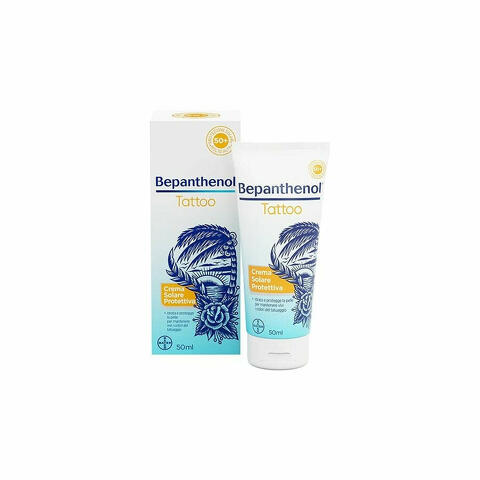 Bepanthenol Tattoo Crema Solare Protettiva SPF50+ 50ml