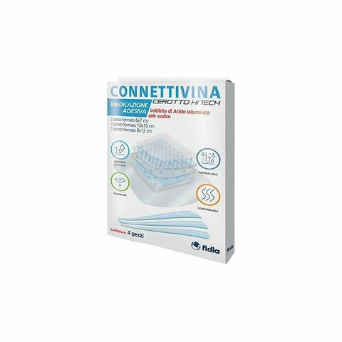 Connettivina Cerotto Hi Tech Misure Assortite 4 Pezzi