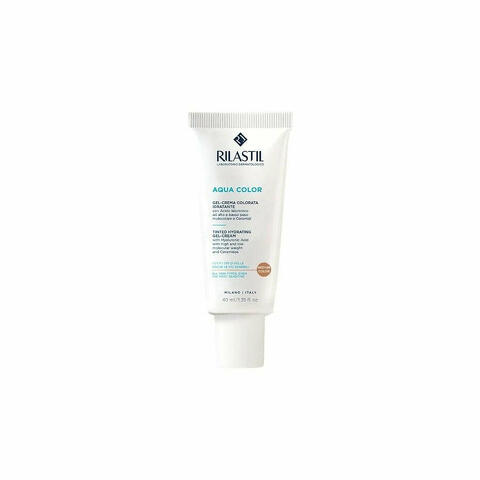 Rilastil Aqua Color Gel-Crema Colorata Idratante Medium 40ml