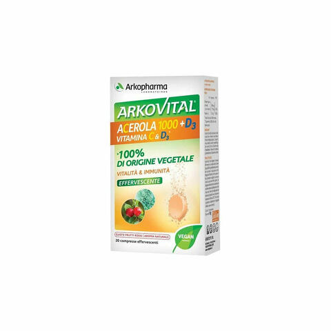 Arkovital Acerola 1000 + D3 20 Compresse