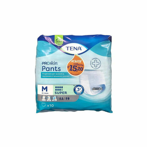 Tena Proskin Pants Super Taglia M 10 Pezzi